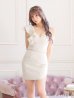 画像7: XSサイズあり【ROBE de FLEURS/ローブドフルール】フリルワンショルダー/ ビジュー/ ラメツイード/ タイト/ セットアップ/ ミニドレス/ キャバドレス[OF2]