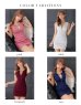 画像13: XSサイズあり【ROBE de FLEURS Glossy/ローブ・ド・フルール グロッシー】フロントジッパー/ ビジュー/ ワッフル/ サイドシアー/ ノースリーブ/ シンプル/ ワンカラー/ タイト/ ミニドレス/ キャバドレス[OF2]