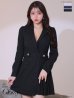 画像3: XS-Lサイズあり【ROBE de FLEURS Glossy/ローブ・ド・フルール グロッシー】スーツライク/ プリーツスカート/ インナーボトムス付/ ツイード/ ワンピース/ミニドレス/ キャバドレス[OF2]
