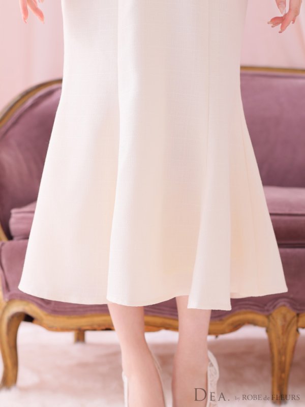 画像35: Lサイズあり【DEA./ディア】フロントジッパー/ パフスリーブ/ ミディアム丈/ ワンピース/ キャバドレス【OF08】