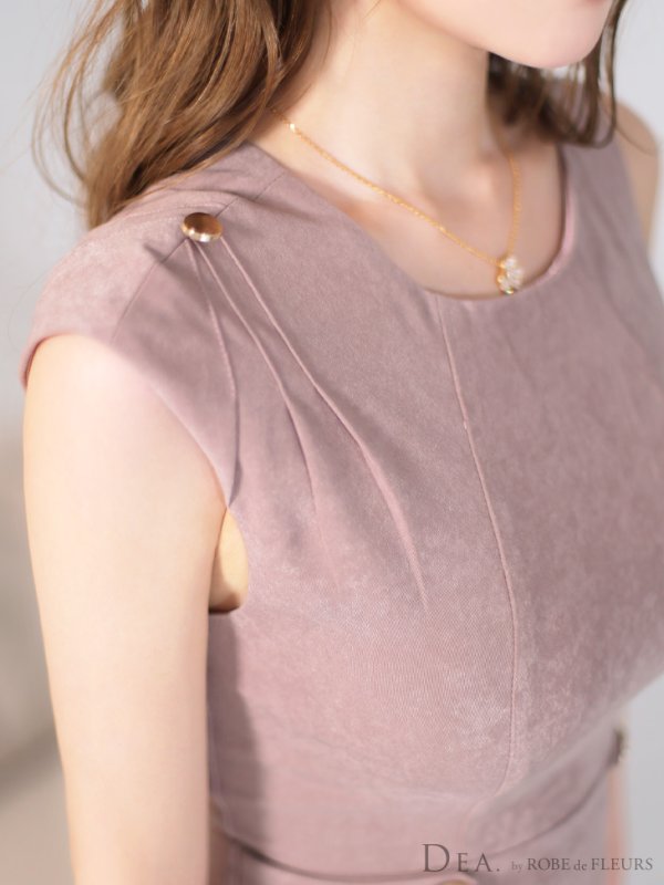 画像8: 【DEA./ディア】アシンメトリーデザイン/ シンプル/ ワンカラー/ ノースリーブ/ タイト/ ミニドレス/ キャバドレス【OF08】