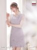 画像1: 【ROBE de FLEURS/ローブドフルール】フェミニンローズ/ フリル/ ケミカルレース/ ノースリーブ/ 台形スカート/ ミニドレス/ キャバドレス[OF2] (1)