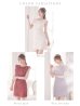 画像14: 【ROBE de FLEURS/ローブドフルール】フェミニンローズ/ フリル/ ケミカルレース/ ノースリーブ/ 台形スカート/ ミニドレス/ キャバドレス[OF2]