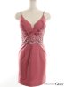 画像15: XSサイズあり【ROBE de FLEURS Glossy/ローブ・ド・フルール グロッシー】ウエストシースルーレース/ ストレッチ/ ビジュー/ キャミソール/ タイト/ ミニドレス/ キャバドレス[OF2]