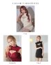 画像15: XSサイズあり【ROBE de FLEURS Glossy/ローブ・ド・フルール グロッシー】フロントジッパー/ リブニット/ ノースリーブ/ ワンカラー/ タイト/ ミニドレス/ キャバドレス[OF2]