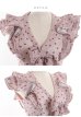 画像18: Lサイズあり【DEA. by ROBE de FLEURS/ディアバイローブドフルール】フリル/ リボン/ ドット/ マーメイド/ ミモレ丈/ ミディアムドレス/ キャバドレス[OF2]