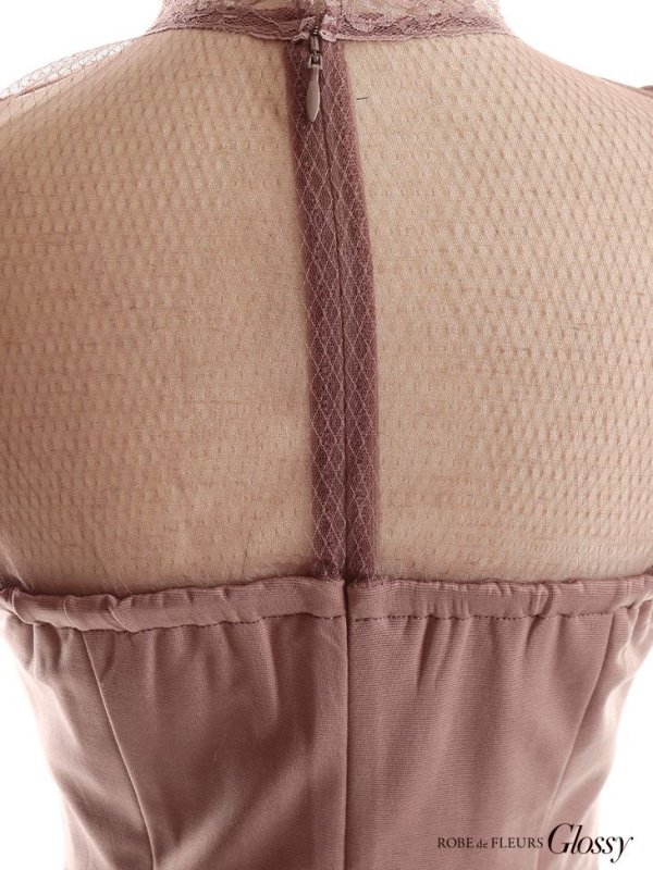 画像18: XSサイズあり【Glossy/グロッシー】ホルターネック/ ジップ/ カットアウト/ ワンカラー/ ストレッチ/ タイト/ ミニドレス/ キャバドレス[OF08]