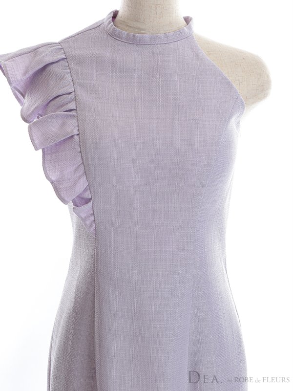 画像17: Lサイズあり【DEA./ディア】スプリングツイード/ アシンメトリー/ フリル/ ワンカラー/ ミニドレス/ キャバドレス【OF08】