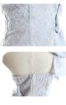 画像14: XSサイズあり【ROBE de FLEURS/ローブドフルール】フラワーレース/ リボンワンショルダー/ アシンメトリー/ ビジュー/タイト/ ミニドレス/ キャバドレス[OF2]
