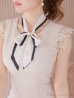 画像5: Lサイズあり【DEA.by ROBE de FLEURS/ディアバイローブドフルール】スカーフリボン/ ケミカルレース/ シンプル/ ワンカラー/ タイト/ ミニドレス/ キャバドレス[OF2]