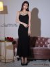 画像28: 【ROBE de FLEURS Glossy/ローブ・ド・フルール グロッシー】サイドレース/ ファーストラップ/ ワンカラー/ キャミソール/ ストレッチ/ タイト/ ミモレ丈/ ロングドレス/ キャバドレスlong[OF2]