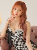 画像13: sugar限定コラボ☆XS-Lサイズあり【ROBE de FLEURS/ローブドフルール】ツイード/ リボン/ ワンショルダー/ フロントジップ/ タイト/ ミニドレス/ キャバドレス[OF2]