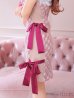 画像5: sugar限定コラボ☆XS-Lサイズあり【ROBE de FLEURS/ローブドフルール】ツイード/ リボン/ ワンショルダー/ フロントジップ/ タイト/ ミニドレス/ キャバドレス[OF2]