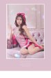画像8: sugar限定コラボ☆XS-Lサイズあり【ROBE de FLEURS/ローブドフルール】ツイード/ リボン/ ワンショルダー/ フロントジップ/ タイト/ ミニドレス/ キャバドレス[OF2]