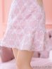画像6: XSサイズあり【ROBE de FLEURS/ローブドフルール】グリッター/ 立体レース/ フロントジッパー/ ノースリーブ/ Aライン/ フレア/ ミニドレス/ キャバドレス[OF2]
