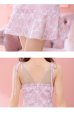 画像24: XSサイズあり【ROBE de FLEURS/ローブドフルール】グリッター/ 立体レース/ フロントジッパー/ ノースリーブ/ Aライン/ フレア/ ミニドレス/ キャバドレス[OF2]