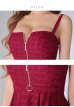 画像7: Lサイズあり【DEA. by ROBE de FLEURS/ディアバイローブドフルール】フロントジッパー/ チュール/ キャミソール/ Aライン/ フレア/ ミモレ丈/ ミディアム丈/ ワンピース/ ミディアムドレス/ キャバドレス【一部予約商品/3月下旬-4月上旬発送予定】
