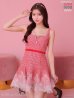 画像12: XSサイズあり【ROBE de FLEURS/ローブドフルール】ツイード/ ギンガムチェック/ フロントジップ/ ノースリーブ/ スパンコール/ フレア/ ミニドレス/ キャバドレス[OF2]