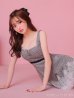 画像19: XSサイズあり【ROBE de FLEURS/ローブドフルール】ツイード/ ギンガムチェック/ フロントジップ/ ノースリーブ/ スパンコール/ フレア/ ミニドレス/ キャバドレス[OF2]