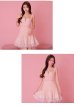 画像22: XSサイズあり【ROBE de FLEURS/ローブドフルール】ツイード/ ギンガムチェック/ フロントジップ/ ノースリーブ/ スパンコール/ フレア/ ミニドレス/ キャバドレス[OF2]
