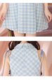画像14: XSサイズあり【ROBE de FLEURS/ローブドフルール】襟デザイン/ スプリングツイード/ ギンガムチェック/ ノースリーブ/ プリーツ/ フレア/ ミニドレス/ キャバドレス[OF2]