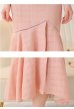 画像14: Lサイズあり【DEA. by ROBE de FLEURS/ディアバイローブドフルール】チェックレース/ マーメイド/ ノースリーブ/ Vネック/ スリット/ ミディアムドレス/ キャバドレス[OF2]