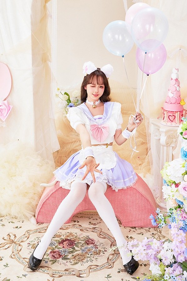 画像15: 【即日発送】キャンディテールセーラーキャット【マリームーン】【ハロウィンコスプレ9点セット】【フリーサイズ/3カラー】[OF04]