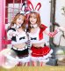 画像4: 【即日発送】【クリスマスコスプレ8点セット】【Malymoon/マリームーン】バニーサンタクロースコスチューム【フリーサイズ/2カラー】[YMT]