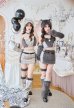 モデル身長：166cm　着用サイズ：Fサイズ