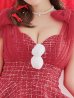画像19: 【即日発送】【サンタコス 4点セット】【XS-XLサイズ/1カラー】チュールリボンツイードフレアサンタ[YMT]