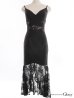 画像16: XSサイズあり【ROBE de FLEURS Glossy/ローブ・ド・フルール グロッシー】マーメイド/ レース/ アシンメトリーフリル/ キャミ/ ロングドレス/ キャバドレスlong[OF2]