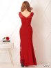 画像8: Lサイズあり【ROBE de FLEURS Glossy/ローブ・ド・フルール グロッシー】ジップ/ スリット/ ウエストビジュー/ レース袖/ 長袖/ 七分袖/ 袖あり/ ロングドレス/ キャバドレスlong[OF2]