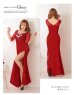 画像7: Lサイズあり【ROBE de FLEURS Glossy/ローブ・ド・フルール グロッシー】ジップ/ スリット/ ウエストビジュー/ レース袖/ 長袖/ 七分袖/ 袖あり/ ロングドレス/ キャバドレスlong[OF2]