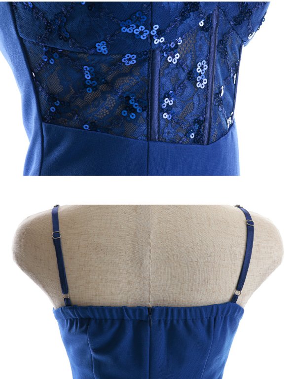 画像16: XSサイズあり【Glossy/グロッシー】キャミソール/ スパンコール/ レース/ コルセットデザイン/ タイト/ ミニドレス/ キャバドレス[OF08]