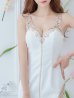 画像15: XSサイズあり【IRMA/イルマ】フロントジップ/ ビジュー/ シアー/ ワンカラー/ タイト/ ミニドレス/ キャバドレス[OF2A]