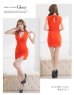 画像12: XSサイズあり【ROBE de FLEURS Glossy/ローブ・ド・フルール グロッシー】チョーカー風ベルト/ カットアウト/ シンプル/ ワンカラー/ ノースリーブ/ タイト/ ミニドレス/ キャバドレス[OF2]