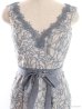 画像10: Lサイズあり【DEA. by ROBE de FLEURS/ディアバイローブドフルール】フラワーモチーフ/ リボンベルト/ 総レース/ ノースリーブ/ 膝丈/ タイト/ ミディアムドレス/ キャバドレス[OF2]