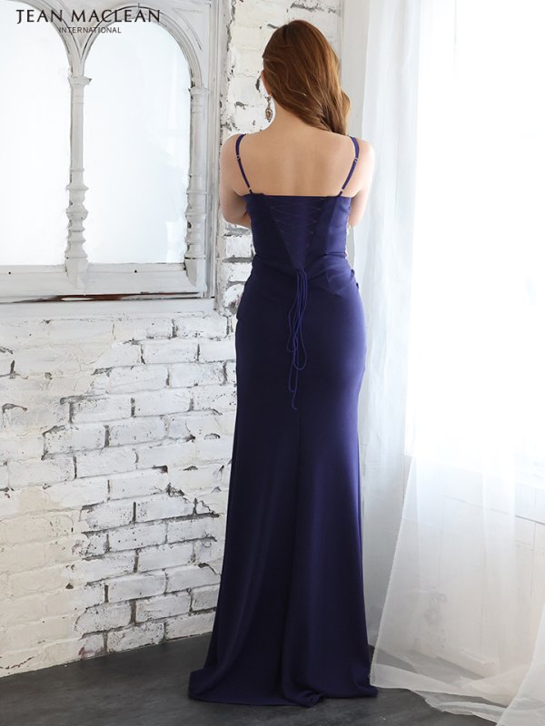 画像17: 【JEAN MACLEAN/ジャンマクレーン】ワンカラー/ ビジュー/ シアー/ ノースリーブ/ スリット/ タイト/ ロングドレス/ キャバドレスlong[OF2A]