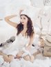 画像31: 【即日発送】【サンタコス 5点セット】【XS-Lサイズ/2カラー】セットアップフレアミニサンタ[YMT]