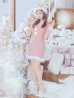 画像9: 【即日発送！】【サンタコス 4点セット】【XS-XLサイズ/3カラー】ショルダーリボンビジューサンタ[YMT]