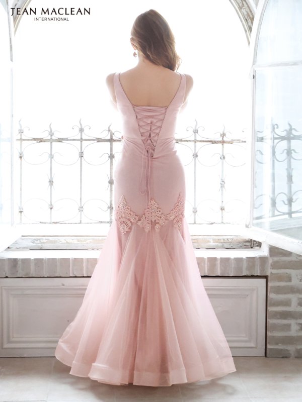 画像17: Lサイズあり【JEAN MACLEAN/ジャンマクレーン】マーメイド/ 刺繍/ レース/ ビジュー/ バストクロス/ ノースリーブ/ Vネック/ スピンドル/ ロングドレス/ キャバドレスlong[OF2A]