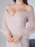 画像23: Lサイズあり【DEA. by ROBE de FLEURS/ディアバイローブドフルール】チュールスリーブ/ オフショル/ 長袖/ 総レース/ マーメイド/ ミモレ丈/ ミディアムドレス/ キャバドレス[OF2]