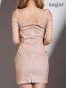シャンパンゴールド モデル：如月れい　身長：156cm　着用サイズ：Sサイズ