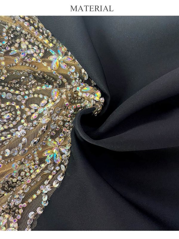 画像8: sugarオリジナルカラー・XSサイズあり【IRMA/イルマ】ビジュー/ シアー/ ニット/ キャミソール/ タイト/ ミニドレス/ キャバドレス【HC02】