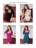 画像15: XSサイズあり【ROBE de FLEURS Glossy/ローブ・ド・フルール グロッシー】ワンカラー/ 2WAY/ ストレッチ/ 無地/ ワンピース/ タイト/ ミニドレス/ キャバドレス[OF2]