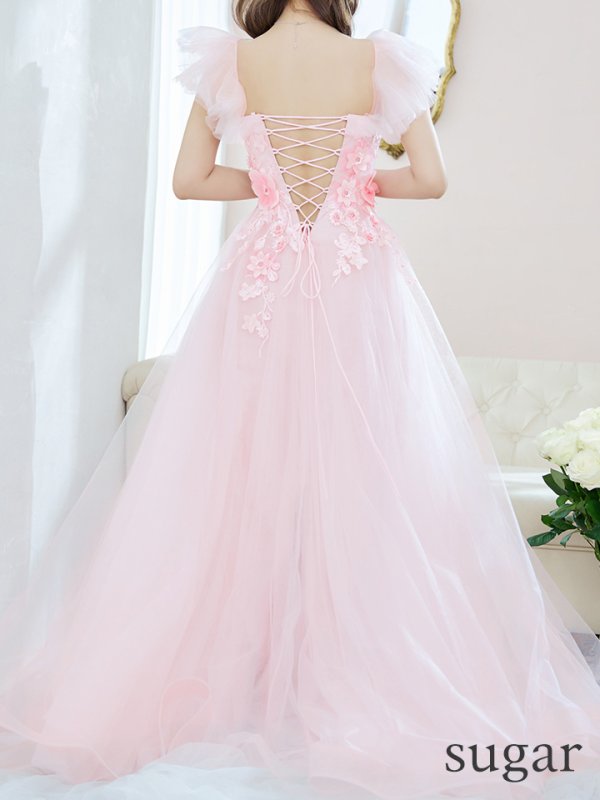 画像18: Lサイズあり【JEAN MACLEAN/ジャンマクレーン】フラワー刺繍/ ベア/ オフショル/ 2way/ ネット/ レース/ プリンセス/ ロングドレス/ キャバドレス long[OF2A]