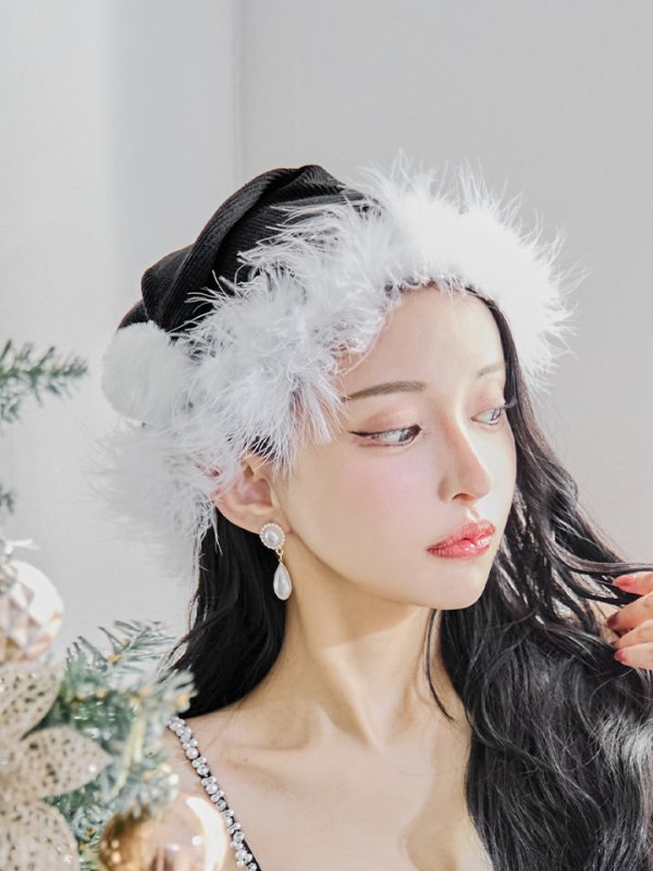 画像18: 【一部予約商品/11月中旬発送予定】【サンタコス 5点セット】【XS-Lサイズ/3カラー】オフショルダーロングスリーブセットアップサンタコスプレ[OF01]