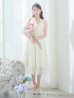 画像4: XS-Lサイズあり【DEA.by ROBE de FLEURS/ディアバイローブドフルール】裾レース/ ノースリーブ/ サマーツイード/ フレア/ ミディアムドレス/ キャバドレス[OF2]