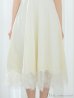 画像8: XS-Lサイズあり【DEA.by ROBE de FLEURS/ディアバイローブドフルール】裾レース/ ノースリーブ/ サマーツイード/ フレア/ ミディアムドレス/ キャバドレス[OF2]