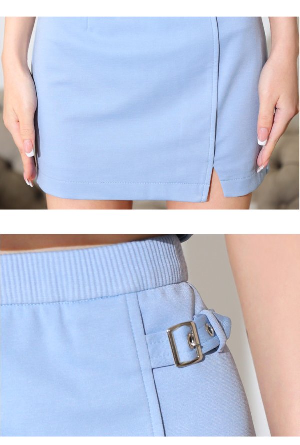 画像14: XSサイズあり【Glossy/グロッシー】バストオープンショルダー/ ストラップ/ タイト/ セットアップ/ ミニドレス/ キャバドレス[OF08]